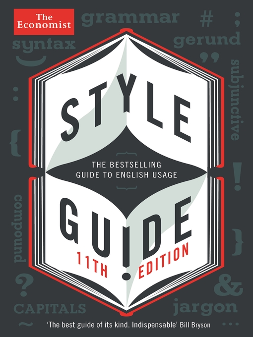Title details for The Economist Style Guide by Profile Books - Available